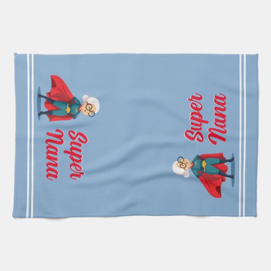 Super Nana Leuk Cadeau Theedoek (Horizontaal)