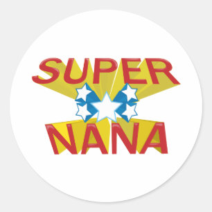 SUPER NANA RONDE STICKER