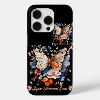Super Natural Soul: Butterfly Garden Art iPhone 15 Pro Case