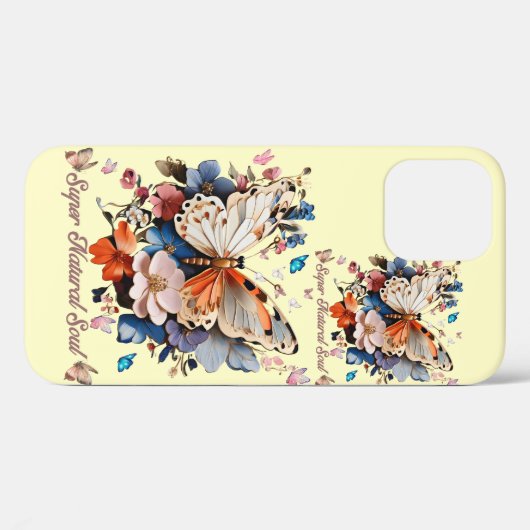 Super Natural Soul: Butterfly Garden Art Case-Mate iPhone Case (Achterkant (horizontaal))