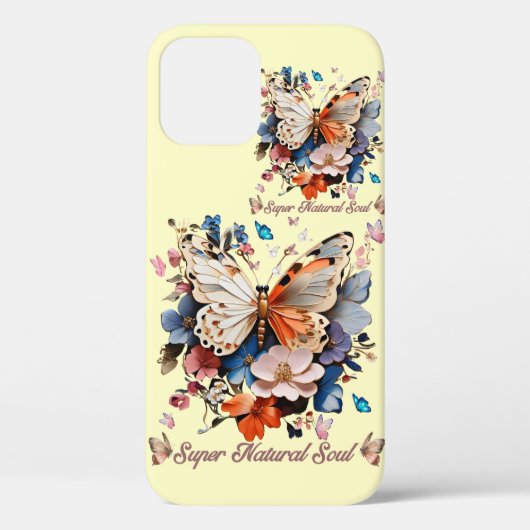 Super Natural Soul: Butterfly Garden Art Case-Mate iPhone Case (Achterkant)