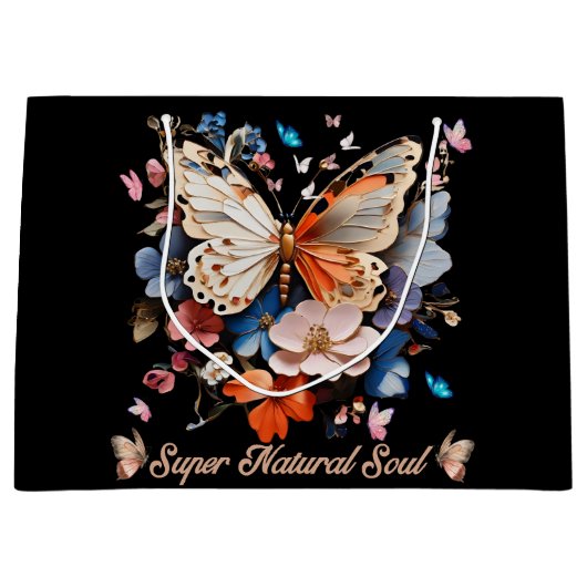 Super Natural Soul: Butterfly Garden Art Groot Cadeauzakje (Voorkant)