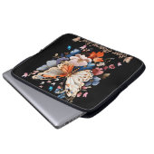 Super Natural Soul: Butterfly Garden Art Laptop Sleeve (Voorkant onderkant)