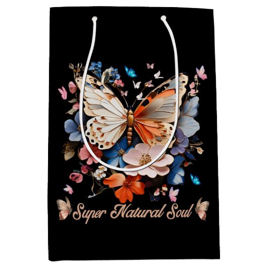 Super Natural Soul: Butterfly Garden Art Medium Cadeauzakje (Voorkant)