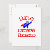 Super natuurkundeleraar briefkaart (Voorkant / Achterkant)
