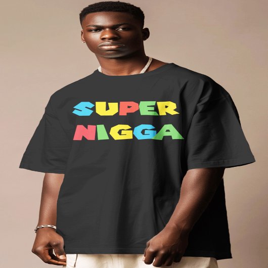 Super neger T-shirt Cadeau