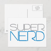 Super Nerd Briefkaart (Voorkant / Achterkant)