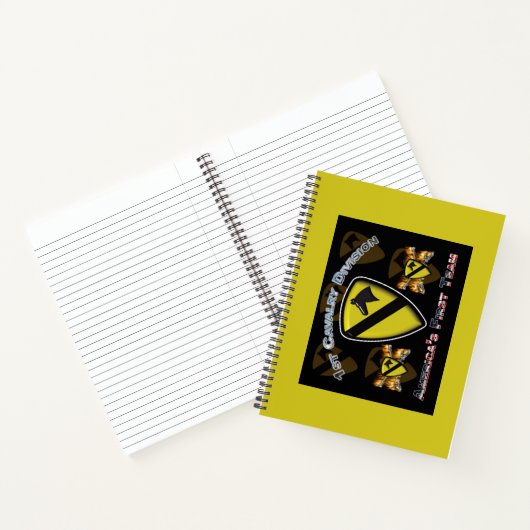 Super Nice 1e Cavalry Division Notitieboek (Binnen)