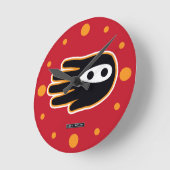 Super Ninja Hand Ronde Klok (Hoek)