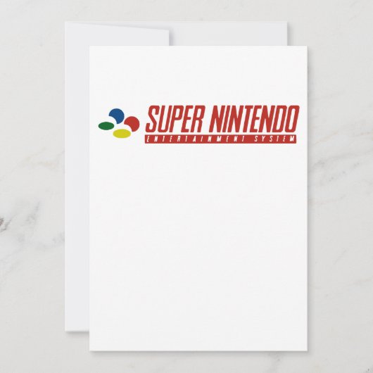 Super Nintendo Console 90S Retro Video Gam (Voorkant)