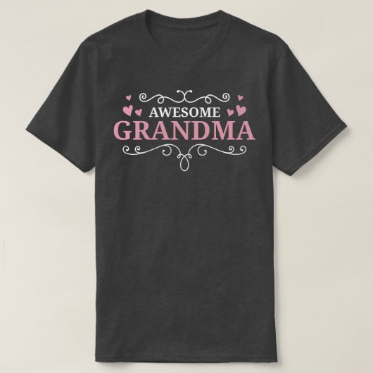 Super Nonna Niece Kleinzoon Gift Beste Grootmoeder T-shirt (Design voorkant)