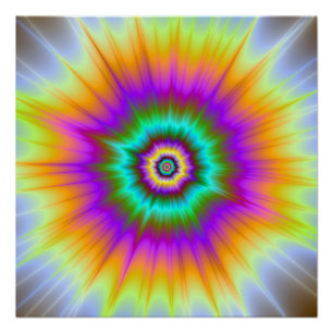 Super Nova in kleur Het Zazzle Perfect Poster