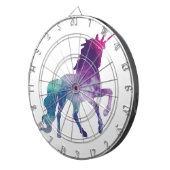 Super Nova Unicorn Dartbord (Voorkant Rechts)