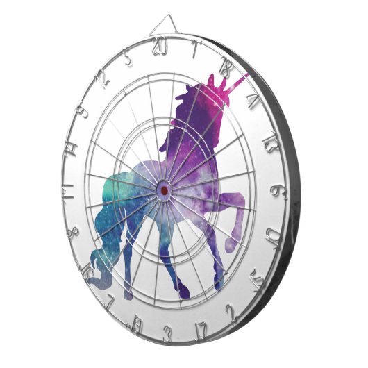 Super Nova Unicorn Dartbord (Voorkant Rechts)