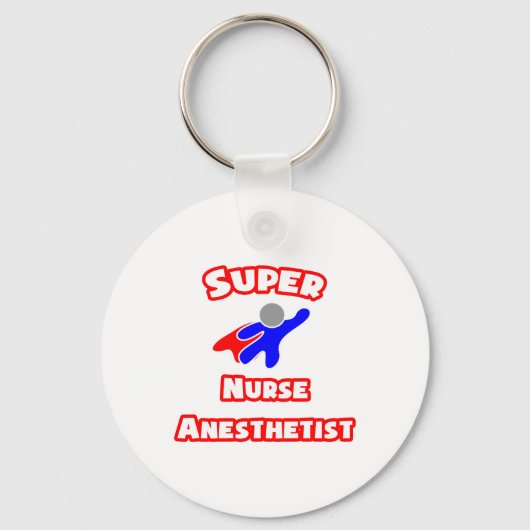 Super Nurse Anesthetist Sleutelhanger (Voorkant)