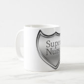 Super Nurse Emblem Koffiemok (Voorkant links)