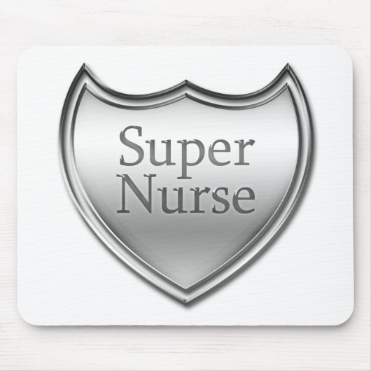 Super Nurse Emblem Muismat (Voorkant)