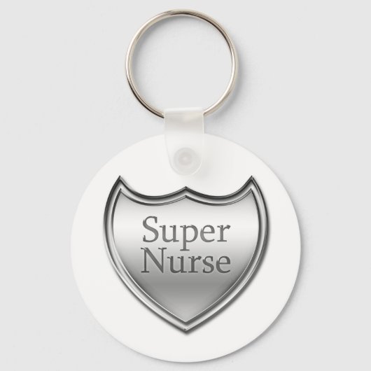 Super Nurse Emblem Sleutelhanger (Voorkant)