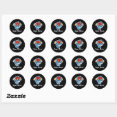 Super Nurse Superpower Ronde Sticker (Vel)