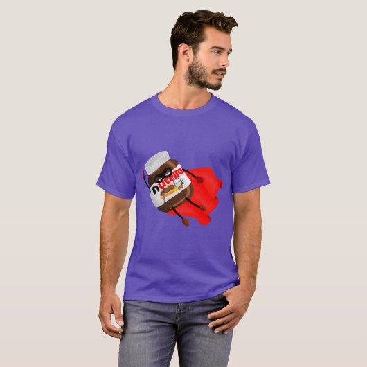 Super Nutella retro T-shirt (Voorkant volledig)