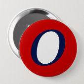 Super O Ronde Button 4,0 Cm (Voorkant /achterkant)