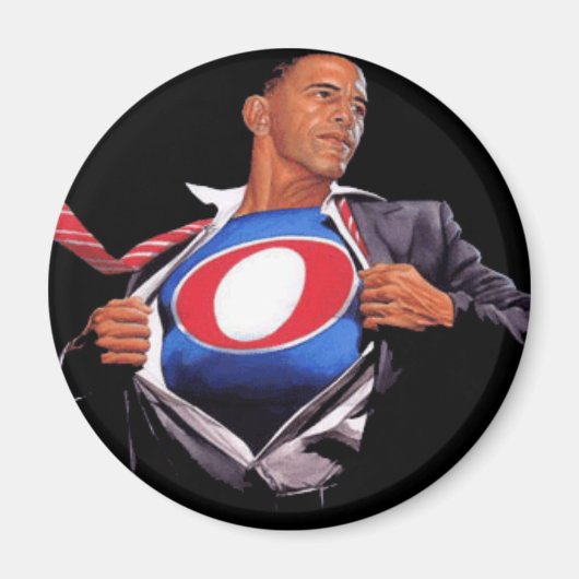 Super Obama magneet (Voorkant)