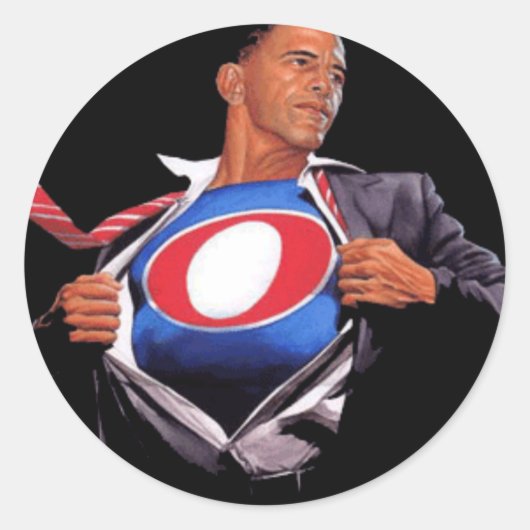 Super Obama Sticker (Voorkant)