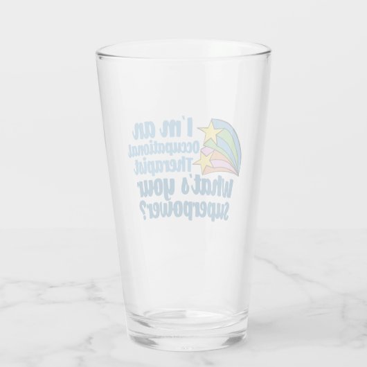 Super Occupational Therapist Cute OT Glas (Achterkant)