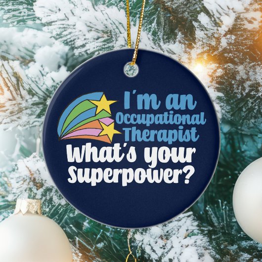 Super Occupational Therapist Cute OT Keramisch Ornament