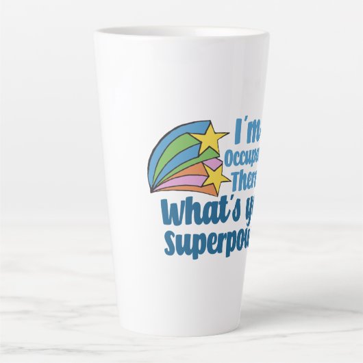 Super Occupational Therapist Cute OT Latte Mok (Voorkant)