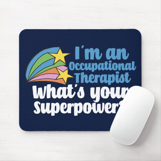 Super Occupational Therapist Cute OT Muismat (Met muis)