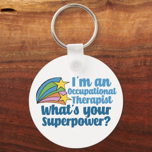 Super Occupational Therapist Cute OT Sleutelhanger (Achterkant)