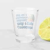 Super Occupational Therapist Cute OT Superheld Shot Glas (Achterkant)