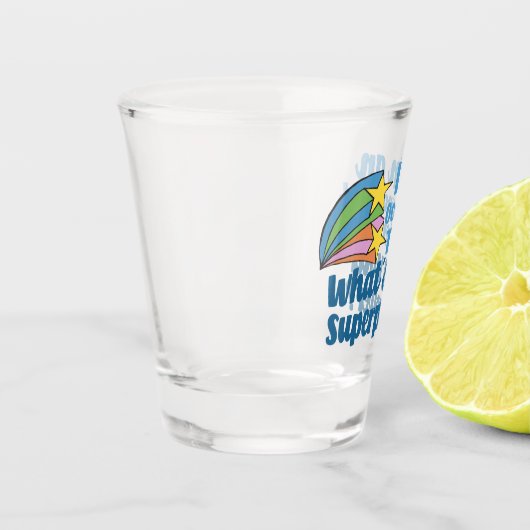 Super Occupational Therapist Cute OT Superheld Shot Glas (Links)