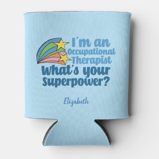 Super Occupational Therapist Cute Personated to Blikjeskoeler (Voorkant)