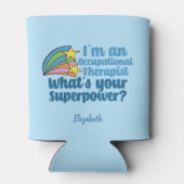 Super Occupational Therapist Cute Personated to Blikjeskoeler (Achterkant)