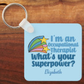 Super Occupational Therapist Cute Personated to Sleutelhanger (Voorkant)