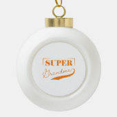 Super Oma Keramische Bal Ornament (Voorkant)