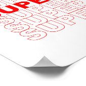 Super Op Dank Je Poster (Hoek)