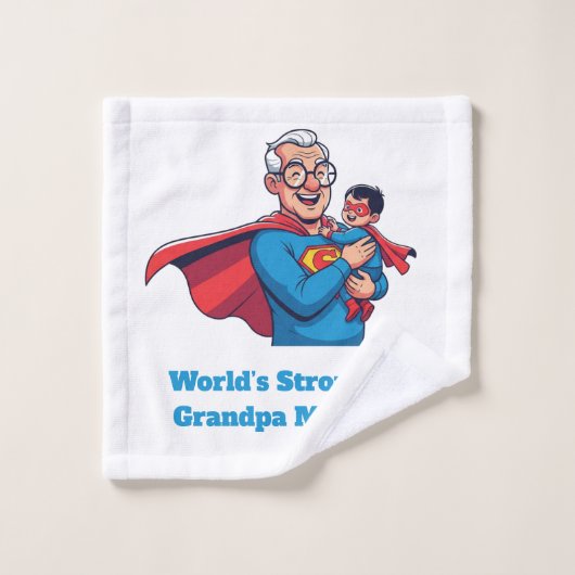 Super Opa Badhanddoek Bad Handdoek (Wasdoekje)