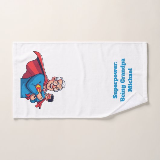 Super Opa Badhanddoek Bad Handdoek (Handdoek)