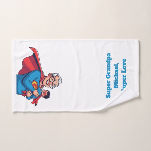 Super Opa Badhanddoek Handdoek (Handdoek)