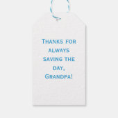 Super Opa Gift Label Cadeaulabel (Achterkant)