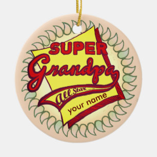 Super opa keramisch ornament