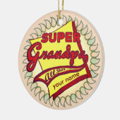 Super opa  keramisch ornament (Links)