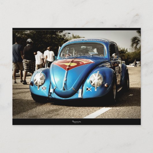 SUPER OVAL Briefkaart (Voorkant)