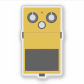 Super Overdrive Effect Pedal Sticker (Voorkant)