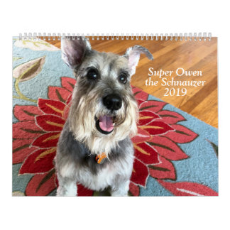Super Owen the Schnauzer 2019 Calendar Kalender