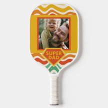 Super Pa aangepaste foto met retro golven