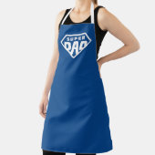 Super Pa Modern Eenvoudig en Cool Superhero Schort (Insitu)